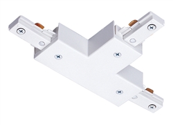 Juno Track Lighting T25WH (T25 WH) 1-Circuit Trac Master T Connector, White Color