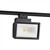 Juno T260L 27K 90CRI PDIM BL Track Lighting Trac Master 55W LED Wall Wash Flood Light, Universal 120V Trac Adapter, 2700K Color Temperature, 90 CRI, Phase Dimmable, Black Finish