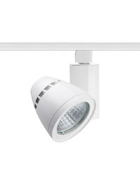 Juno Track Lighting T262L-3D-S-WH Conix II 24W Dimmable LED Track Fixture 3000K, Spot, White Finish