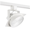 Juno Track Lighting T271L 27K 80CRI PDIM NFL WH THCL1WH Arc 13W Dimmable LED Track Fixture 2700K, 85 CRI, Narrow Flood, Hexcell Louver, White Finish