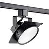 Juno Track Lighting T271L 35K ES PDIM NFL BL THCL1BL Arc 13W Dimmable LED Track Fixture 3500K, Enhanced Spectrum, Narrow Flood, Hexcell Louver, Black Finish