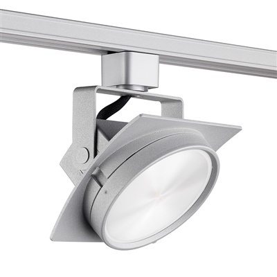 Juno Track Lighting T271L 35K ES PDIM SP SL THCL1SL Arc 13W Dimmable LED Track Fixture 3500K, Enhanced Spectrum, Spot, Hexcell Louver, Silver Finish