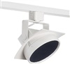 Juno T271L G2 27K 90CRI PDIM NFL WH THCL1WH Track Lighting Arc 9W Dimmable LED Track Fixture, 2700K, 90 CRI, Narrow Flood, Installed Louver, White Finish