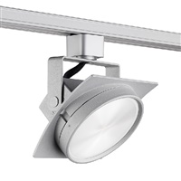 Juno T271L G2 30K SPW PDIM FL SL Track Lighting Arc 9W Dimmable LED Track Fixture, 2700K, Spectral White, Flood, Silver Finish