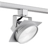 Juno T271L G2 35K 80CRI PDIM NFL SL Track Lighting Arc 9W Dimmable LED Track Fixture, 3500K, 80 CRI, Narrow Flood, Silver Finish