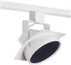 Juno T271L G2 35K SPW PDIM SP WH THCL1WH Track Lighting Arc 9W Dimmable LED Track Fixture, 3500K, Spectral White, Spot, Installed Louver, White Finish