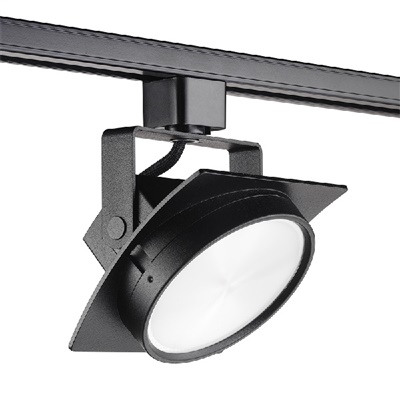 Juno T271L G2 40K 80CRI PDIM SP BL Track Lighting Arc 9W Dimmable LED Track Fixture, 4000K, 80 CRI, Spot, Black Finish