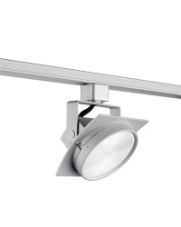 Juno Track Lighting T271L35ESFSL Arc 13W Dimmable LED Track Fixture 3500K, Flood, Silver Finish