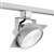 Juno T272L G2 40K 80CRI PDIM FL SL Track Lighting 15W Avant Garde Arc L Generation 2, 4000K Color Temperature, 80 CRI, Phase Dimmable, Flood, Silver Finish