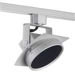 Juno T272L G2 30K SPW PDIM NFL SL THCL1SL Track Lighting 15W Avant Garde Arc L Generation 2, 3000K Color Temperature, SpectralWhite, Phase Dimmable, Narrow Flood, Silver Finish, 
