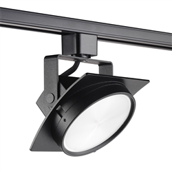 Juno Track Lighting T272L27KFBL Avant Garde Arc L 15W Dimmable LED Track Fixture, 85 CRI, 2700K, Flood, Black Finish