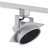 Juno Track Lighting T272L27KFHCLSL Avant Garde Arc L 15W Dimmable LED Track Fixture, 85 CRI, 2700K, Flood, with Hexcell Louver, Black Finish