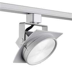 Juno Track Lighting T272L27KFSL Avant Garde Arc L 15W Dimmable LED Track Fixture, 85 CRI, 2700K, Flood, Silver Finish