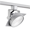 Juno Track Lighting T272L27KNSL Avant Garde Arc L 15W Dimmable LED Track Fixture, 85 CRI, 2700K, Narrow Flood, Silver Finish