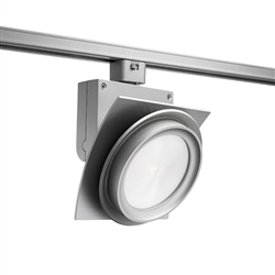 Juno Track Lighting T275L27KFSL Trac Master Arc XL 26W LED, 2700K Color Temperature, 80 CRI, Flood, No Louver, Silver Finish