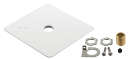 Juno Track Lighting T27WH (T27 WH) Outlet Box Cover, White Color