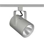 Juno Track Lighting T285L 30K 90CRI PDIM FL SL Trac Master LED Classics 34W Flat Back Cylinder, 3000K Color Temperature, 90 CRI, Flood Beam, Silver Finish