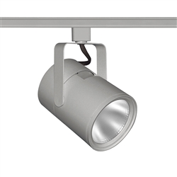 Juno Track Lighting T285L-27HCNSL Trac Master LED Classics 34W Flat Back Cylinder, 2700K Color Temperature, 90 CRI, Narrow Flood Beam, Silver Finish