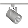 Juno Track Lighting T285L G2 35K SPW OFF SP SL Trac Master LED Classics 36W Flat Back Cylinder, 3500K Color Temperature, Spectral White, Spot Beam, Silver Finish