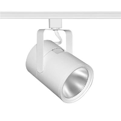 Juno Track Lighting T285L G2 40K 80 CRI OFF FL WH Trac Master LED Classics 36W Flat Back Cylinder, 4000K Color Temperature, 80 CRI, Flood Beam, White Finish