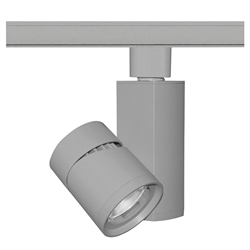 Juno Track Lighting T382L-G2-3FSL 19W Vertical Cylinder LED, 3000K Color Temperature, 80 CRI, Flood Beam Spread, Silver Finish