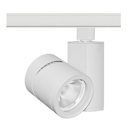 Juno Track Lighting T383L-27HCFWH 24W Vertical Cylinder LED, 2700K Color Temperature, 90 CRI, Flood Beam Spread, White Finish