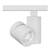 Juno Track Lighting T383L-3SWH 24W Vertical Cylinder LED, 3000K Color Temperature, 80 CRI, Spot Beam Spread, White Finish