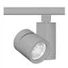 Juno Track Lighting T383L-4SSL 24W Vertical Cylinder LED, 4000K Color Temperature, 80 CRI, Spot Beam Spread, Silver Finish