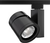 Juno Track Lighting T388L 30K 80CRI PDIM SP BL 55W Vertical Cylinder LED, 3000K Color Temperature, 80 CRI, Phase Dimmable, Spot Beam Spread, Black Finish