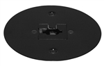 Juno Track Lighting T40F-BL (T40F BL) Flush Monopoint Adapter, Mounts Directly to Outlet Box, Black Color