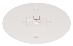 Juno Track Lighting T40F-WH (T40F WH) Flush Monopoint Adapter, Mounts Directly to Outlet Box, White Color