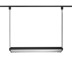 Juno Track Lighting T5C32BL (T5C 3FT BL) T5HO Suspended Cable Mount 2-Lamp Fluorescent Wall Washer 39W, Black Color