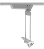 Juno Track Lighting T630-9-SL (T630 9IN SL) Trapezia - Low Voltage 50W MR16 with 9" drop extension, Silver Color