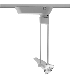 Juno Track Lighting T630-9-SL (T630 9IN SL) Trapezia - Low Voltage 50W MR16 with 9" drop extension, Silver Color