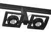 Juno Track Lighting T814BL Framed Duo - Low Voltage 50W MR16, Black Color