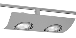 Juno Track Lighting T834T-SL Airfoil Trim for T834, Silver Color