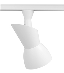 Juno Track Lighting T882WH Glacis - Line Voltage 35-50W PAR20, White Color