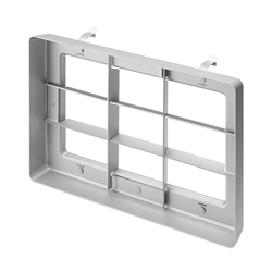 Juno Recessed Lighting TA-WWLOUVER-SL (CBLSL RECT2) Cross Blade Louver Silver Finish