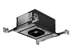 Juno Aculux TC49TSQ-W-F-U1  Recessed Lighting  3-1/4 inch LED New Construction Standard Square Housing 1000 Lumens, Black Body Dimming and Tunable White, 4350K-2000K Flood Beam, 120V 0-10V Dimmable Light