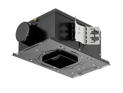 Juno Aculux TC943SQ-E1-CP  Recessed Lighting 3-1/4 inch Low Voltage New Construction Standard Square Adjustable Housing with 120V Electronic Transformer and Chicago Plenum