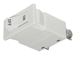 Juno Track Lighting TCL10WH (TCLCB 10A WHT) Current Limiting Circuit Breaker - 10A (1200W), White Color