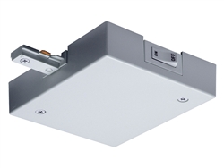 Juno Track Lighting TCLF11SL (TCLF11 SL) Trac-Master Current Limiting Feed, 1-Circuit, End Feed, Silver Color