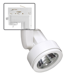 Juno HD Commercial Track Lighting TEK254L27KFWH (T254L TEK 27K 80CRI PDIM FL WH) 18W/19W Cylindra LED PAR30 Gen 2, 2700K Color Temperature, 80 CRI, Flood Beam, 