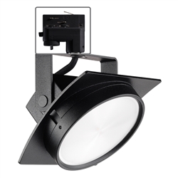 Juno HD Commercial Track Lighting TEK271L3KFBL (T271L TEK 30K 80CRI PDIM FL BL) 13W Arc LED, 3000K Color Temperature,  85 CRI, Flood Beam, Black Finish