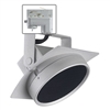 Juno HD Commercial Track Lighting TEK271L3KFHCLSL (T271L TEK 30K 80CRI PDIM FL SL THCL1SL) 13W Arc LED, 3000K Color Temperature,  85 CRI, Flood Beam, Hexcell Louver, Silver Finish