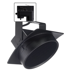 Juno HD Commercial Track Lighting TEK275L35HCSHCLBL (T275L TEK 35K 90CRI PDIM SP BL THCL2BL) 26W Arc XL LED, 3500K Color Temperature, 90 CRI, Spot Beam, with Hexcell Louver, Black Finish