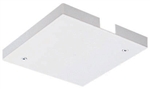 Juno Track Lighting TL21WH (TL21 WH) Trac 12 Outlet Box/T-Bar Ceiling Canopy Feed, White Color