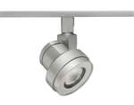 Juno Track Lighting TL252L 27K 90CRI FL SL Cylindra 13W Dimmable LED Trac 12 Track Fixture 2700K, Flood, Silver Finish