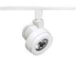 Juno Track Lighting TL252L 35K 80CRI NFL WH Cylindra 13W Dimmable LED Trac 12 Track Fixture 3500K, Narrow Flood, White Finish