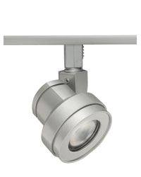 Juno Track Lighting TL252L-27HC-F-SL Cylindra 13W Dimmable LED Trac 12 Track Fixture 2700K, Flood, Silver Finish